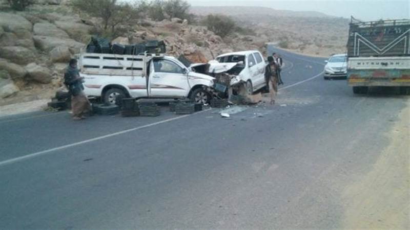 الحوادث المرورية تقتل وتصيب 42 شخصاً بمحافظة إب