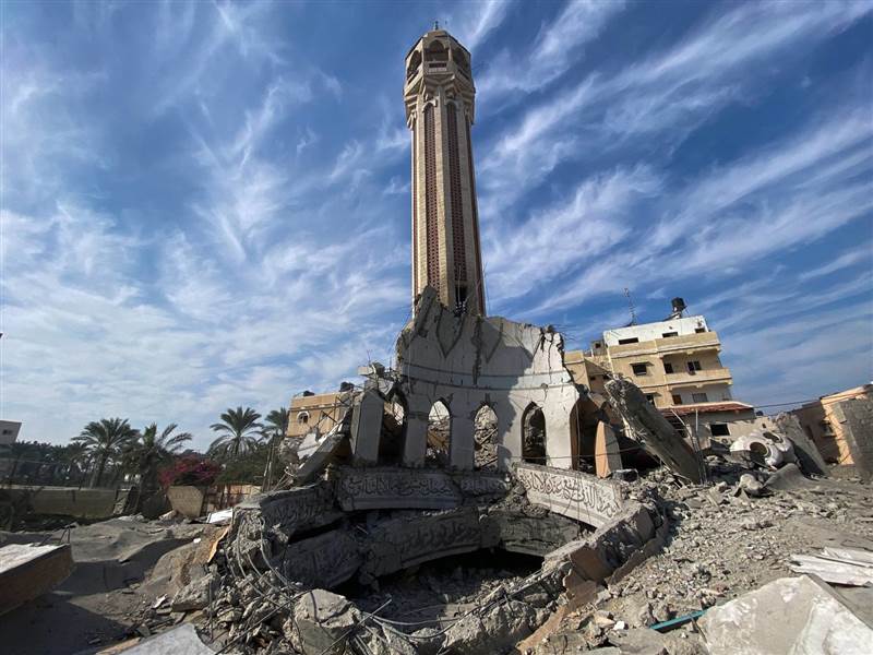 1400 yıllık ... Hamas: İsrail’in Gazze'deki Ömeri Camii'ni bombalaması “iğrenç, barbarca bir suçtur.”