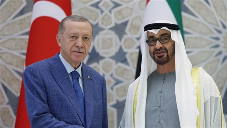Erdoğan, BAE Devlet Başkanı Al Nahyan ile Gazze’yi  görüştü