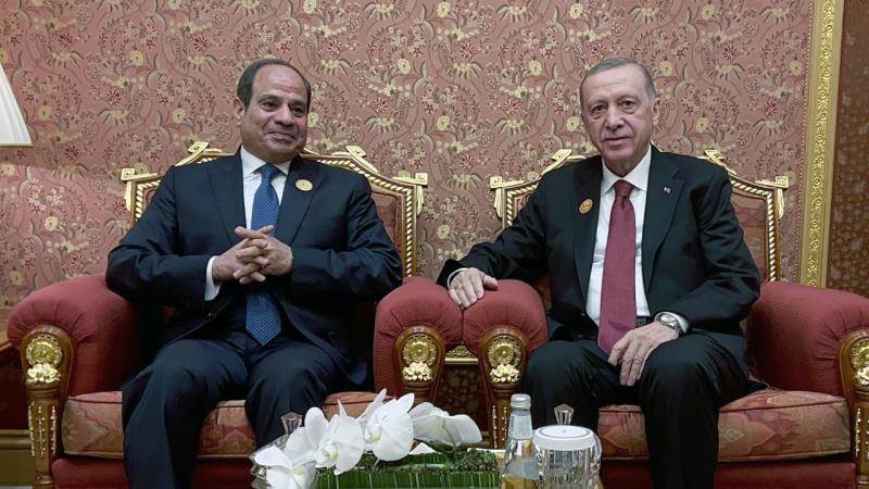 Erdoğan yeniden cumhurbaşkanı seçilen Sisi'yi tebrik etti