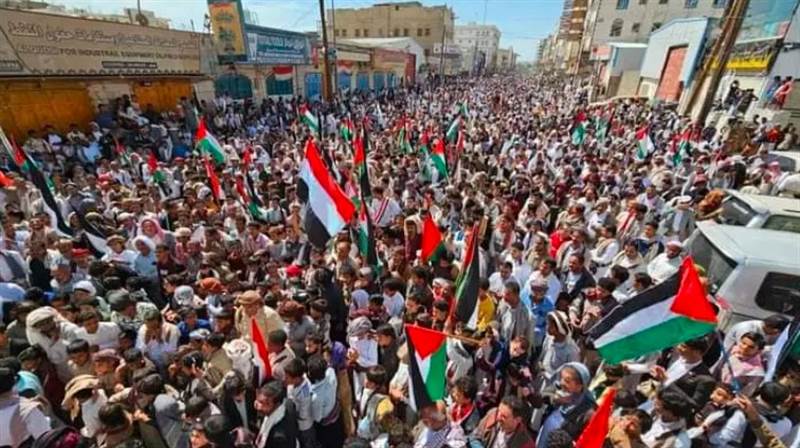 Yemen'de Filistin halkına destek gösterileri devam ediyor
