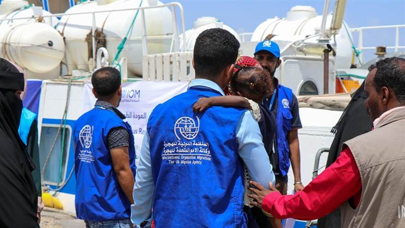 الهجرة الدولية: اكثر من 1700 مهاجر أفريقي دخلوا اليمن خلال شهر يناير