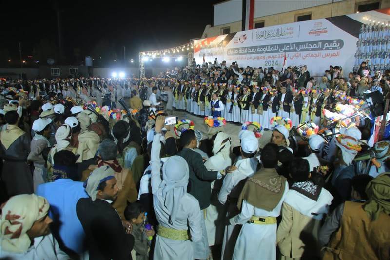 Mass Wedding for 334 Couples Held in Marib for National Army and Resistance Members