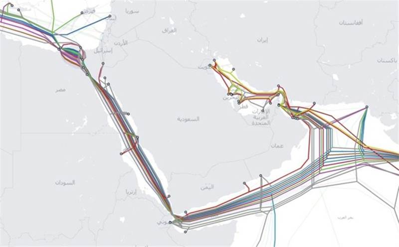 الحوثيون يطالبون الأمم المتحدة بالضغط على التحالف للسماح بتركيب كابلات الإنترنت البحرية في الحديدة
