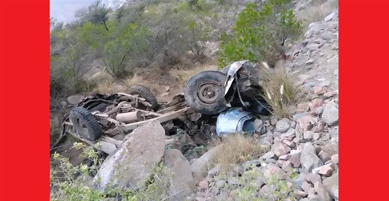 مقتل وإصابة 5 أشخاص من أسرة واحدة في حادث انقلاب سيارة بمحافظة لحج