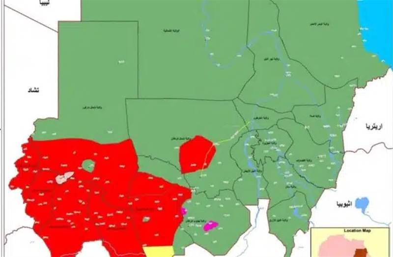 القوات المسلحة السودانية تنشر خريطة النصر بعد استعادة السيطرة الكاملة على ولاية الخرطوم