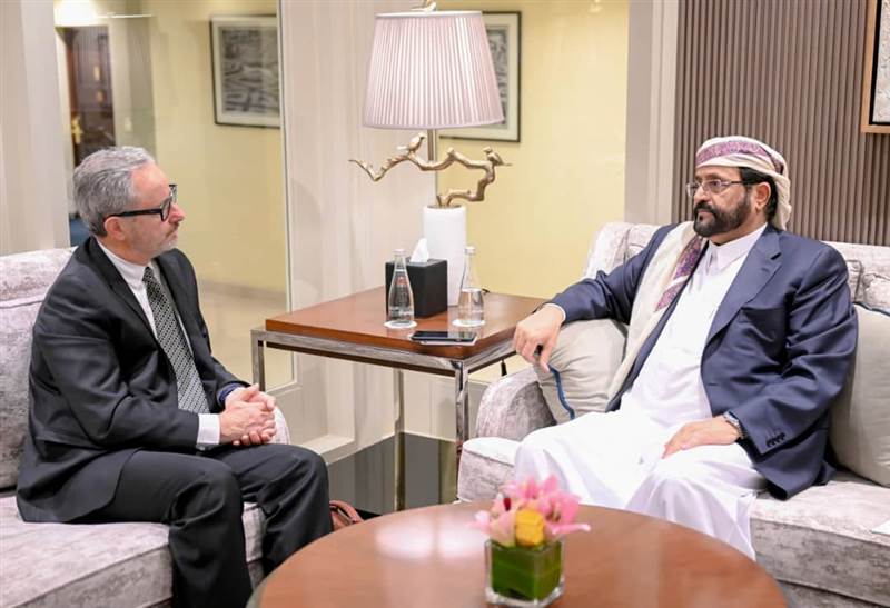 العرادة يبحث مع سفير الاتحاد الأوروبي تصاعد التصعيد الحوثي وجهود إنهاء الأزمة الإنسانية
