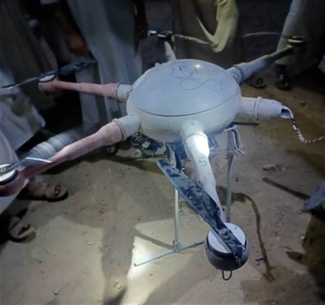 Houthi Drone Downed by Air Defenses in Northern Marib