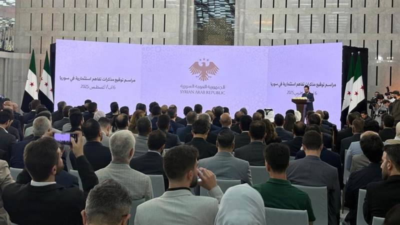 دمشق تشهد توقيع 12 اتفاقية استثمارية كبرى مع قطر بقيمة تتجاوز 14 مليار دولار