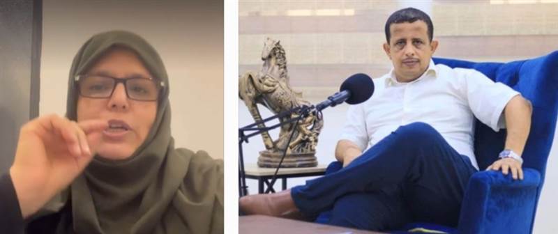 اشتباك إعلامي بين الناشطة ابتسام أبو دنيا والصحفي فتحي بن لزرق حول شركات هائل سعيد أنعم( شاهد الفيديو والتغريدة)