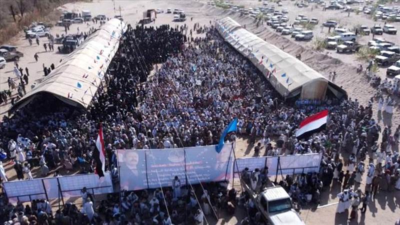صور من قلب الصحراء.. مأرب تشهد أكبر احتفالات للمؤتمر الشعبي منذ سنوات
