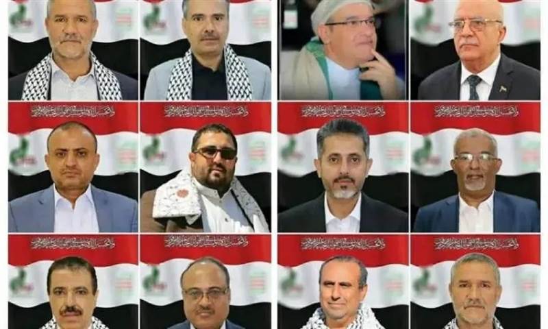 شاهد بالصور : الحوثيون يشيّعون رئيس حكومتهم وعدداً من الوزراء بعد مقتلهم في غارة إسرائيلية على صنعاء