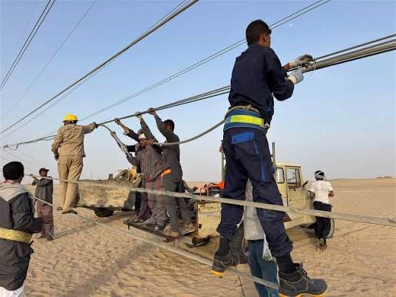 اعتداء تخريبي يقطع التيار الكهربائي عن مناطق واسعة في وادي مأرب