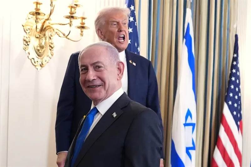 الرئيس الامريكي يهدد بالقضاء على حماس اذا قررت البقاء في السلطة