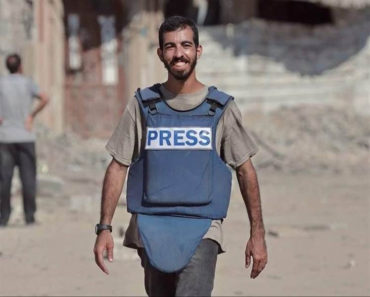 استشهاد الصحفي الفلسطيني صالح الجعفراوي في اشاباكات مع مسلحين في غزة