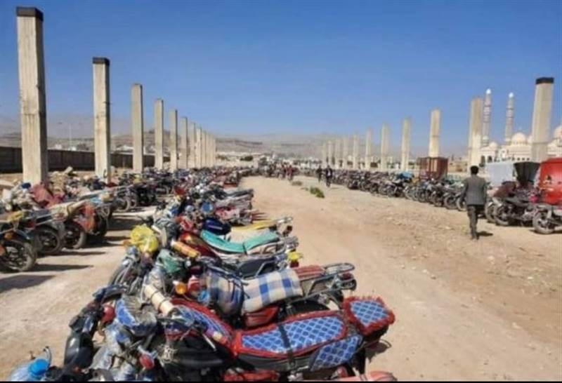 احتجاز آلاف الدراجات النارية في صنعاء يهدد رزق مئات الأسر بسبب رسوم جمركية مرتفعة