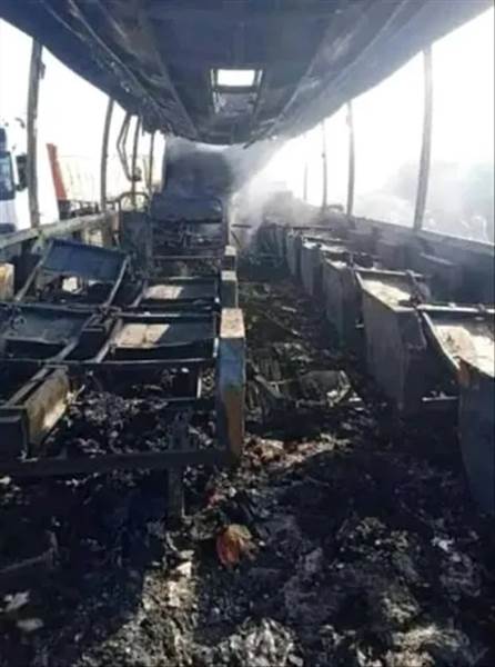 مأساة العرقوب.. مصرع 30 شخصاً في حادث مروري مروّع بأبين وحافلة النقل تتحول إلى "تابوت مشتعل" ( اسماء الضحايا)