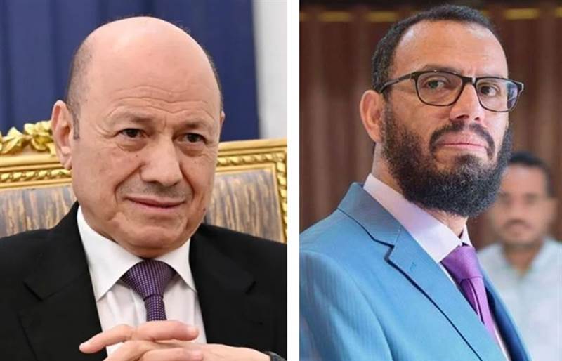 هاني بن بريك يهاجم العليمي بعنف… تطاول غير مسبوق يشعل صراع الشرعية والانتقالي