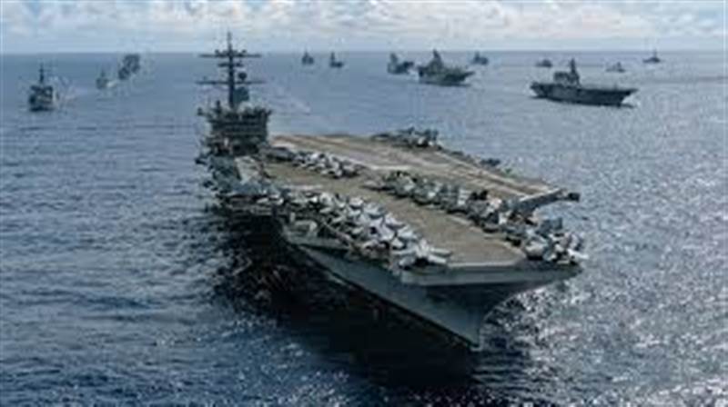 مناورات أمريكية وحشود عسكرية باتجاه إيران وسط تصاعد التوتر الإقليمي فهل اتخذ قرار الحرب ؟