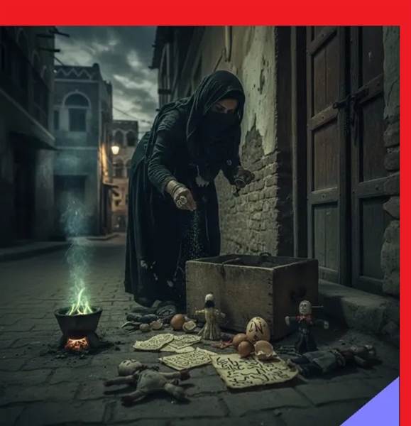 ضبط امرأة متلبسة بأعمال سحر وشعوذة أمام منزل في عدن.. والأمن يفتح تحقيقاً