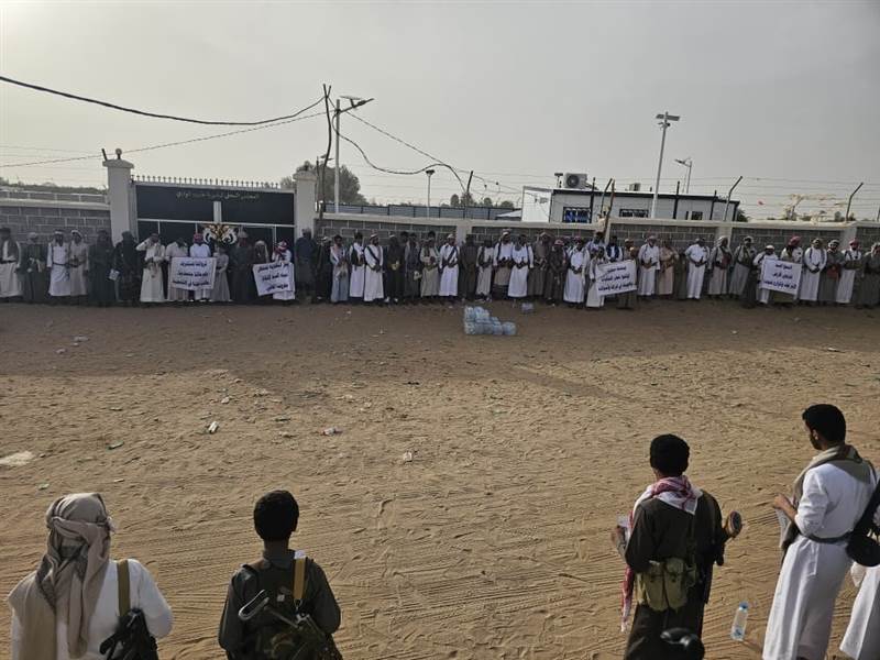 مأرب: مطالبات بتحسين الكهرباء وفتح بوابة سد مأرب خلال وقفة احتجاجية بالوادي