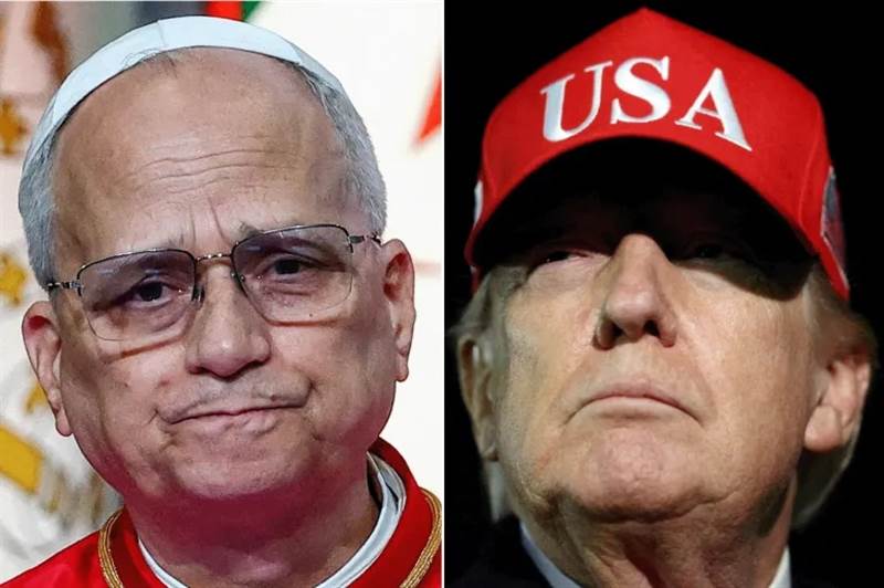 بعد ادعائه أنه المسيح المخلص ...صدام ديني–سياسي غير مسبوق.. البابا يهاجم ترمب: “الله لا يقف مع دعاة الحروب”