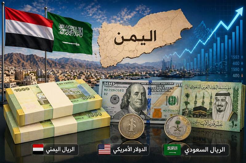 استقرار نسبي للريال اليمني أمام العملات الأجنبية في مناطق الشرعية...شاهد اسعار اليوم