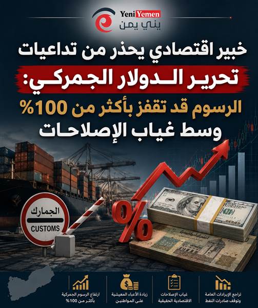 خبير اقتصادي يحذر من تداعيات تحرير الدولار الجمركي: الرسوم قد تقفز بأكثر من 100% وسط غياب الإصلاحات