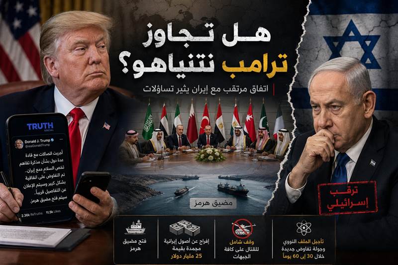 هل حقا ترامب باع نتنياهو؟.. تغريدة للرئيس الأمريكي تثير تساؤلات حول اتفاق مرتقب مع إيران