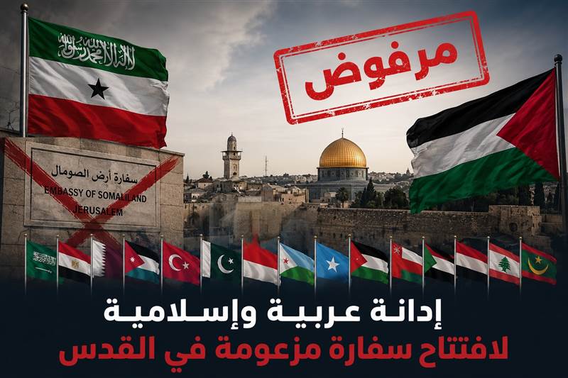 رفض عربي وإسلامي واسع لخطوة "أرض الصومال" في القدس.. 15 دولة تدين افتتاح سفارة مزعومة وتؤكد دعم وحدة الصومال