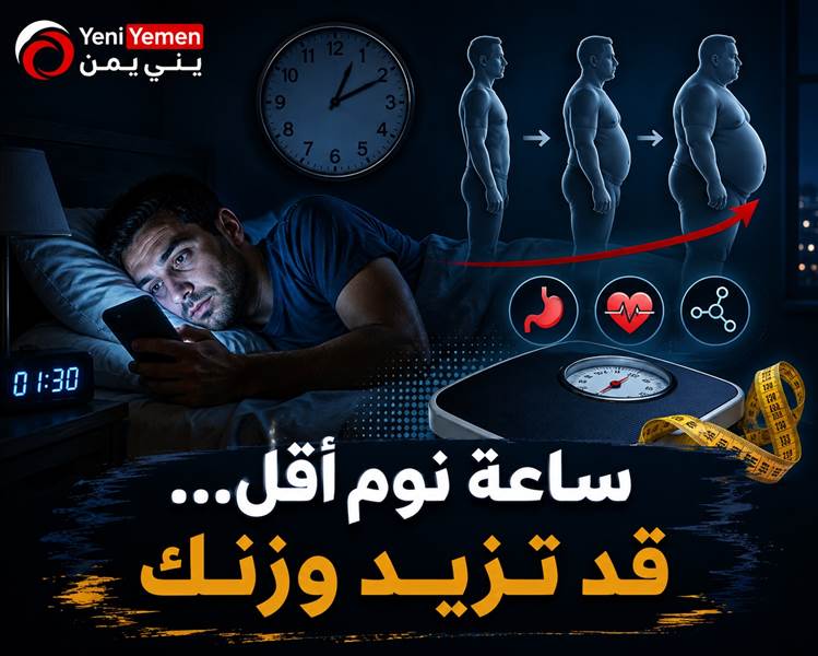 دراسة: فقدان ساعة من النوم يوميًا قد يزيد الوزن ويبطئ حرق السعرات