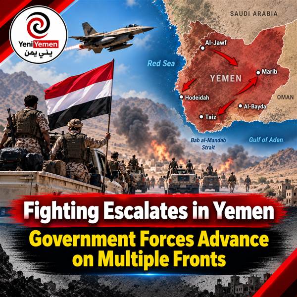 Fighting Escalates in Yemen as Government Forces Advance on Multiple Fronts