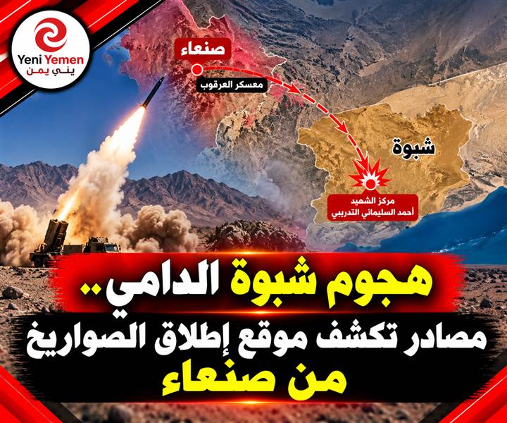 من خولان إلى شبوة.. مصادر تكشف موقع إطلاق الصواريخ التي استهدفت مركزاً تدريبياً